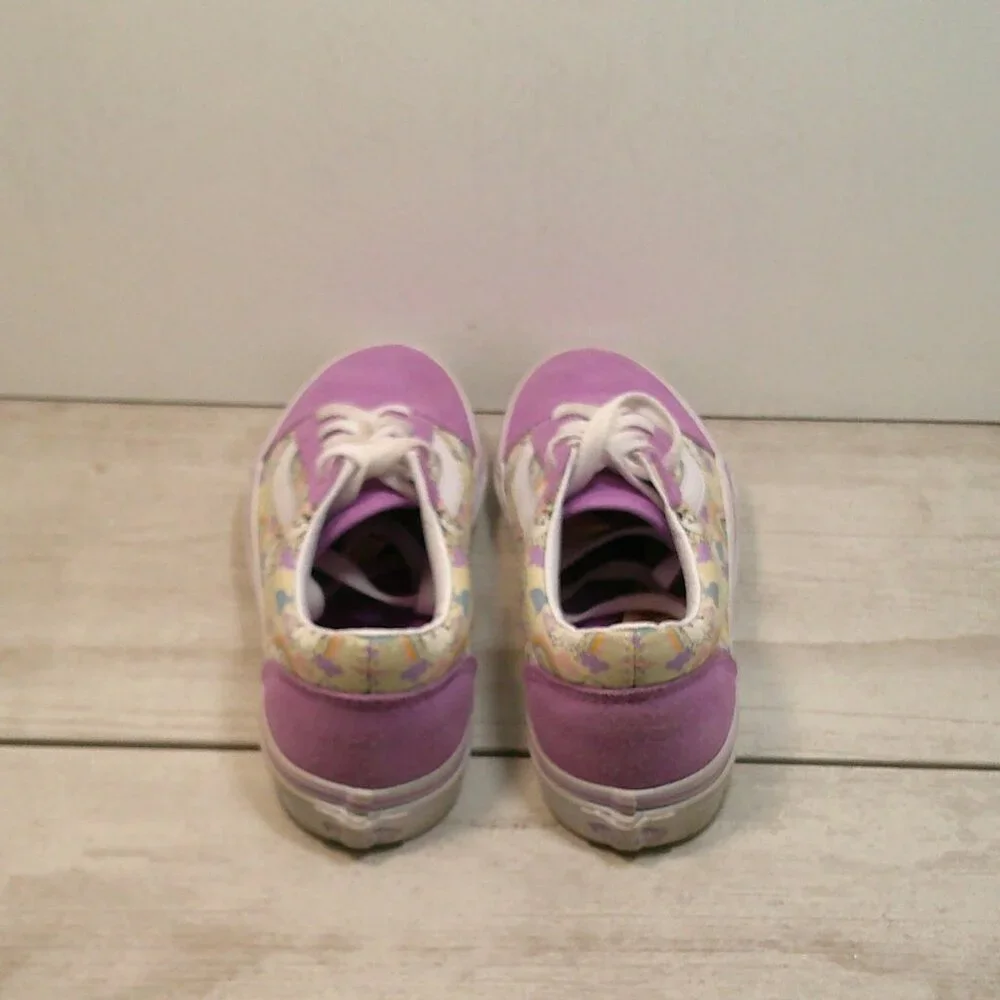 VANS Kids Old Skool Shoes mythical Glow Sheer Lilac Size 3